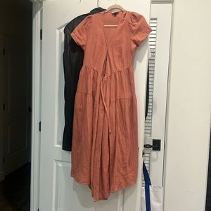 Universal thread coral dress